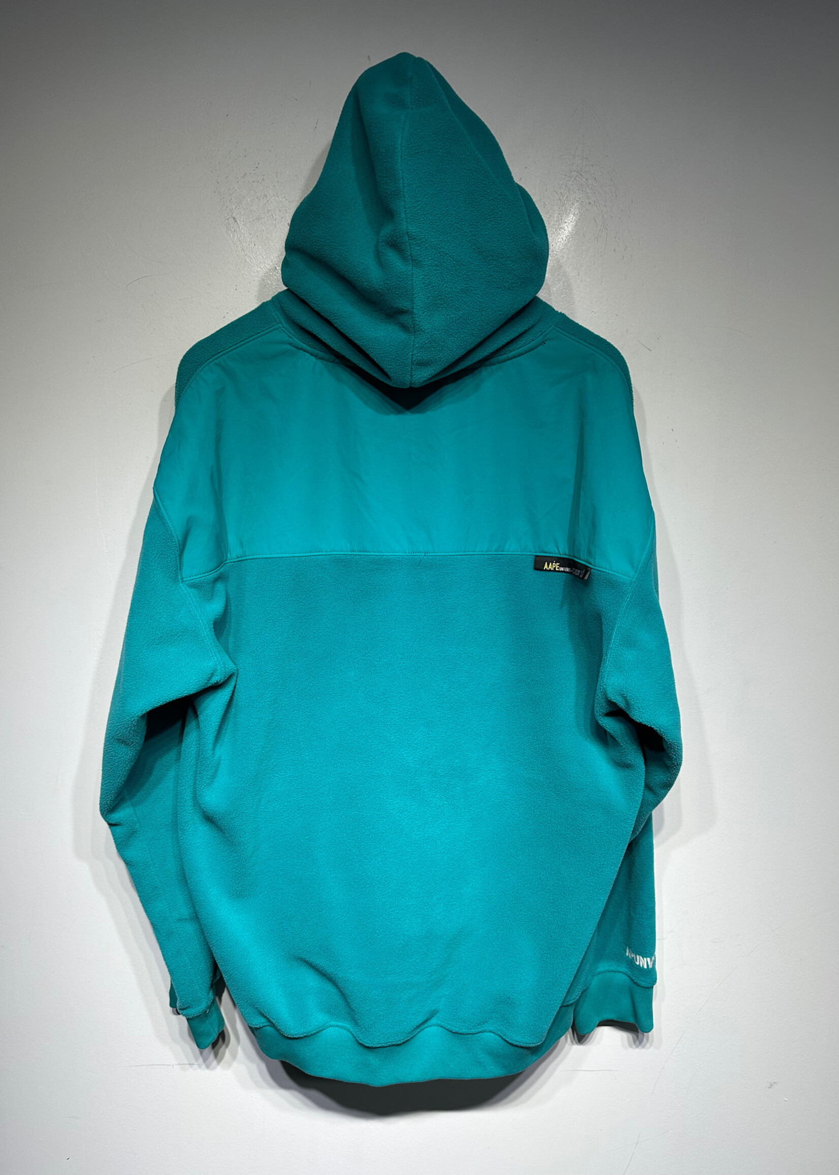 Aape Teal Fleece Hoodie XL Masc