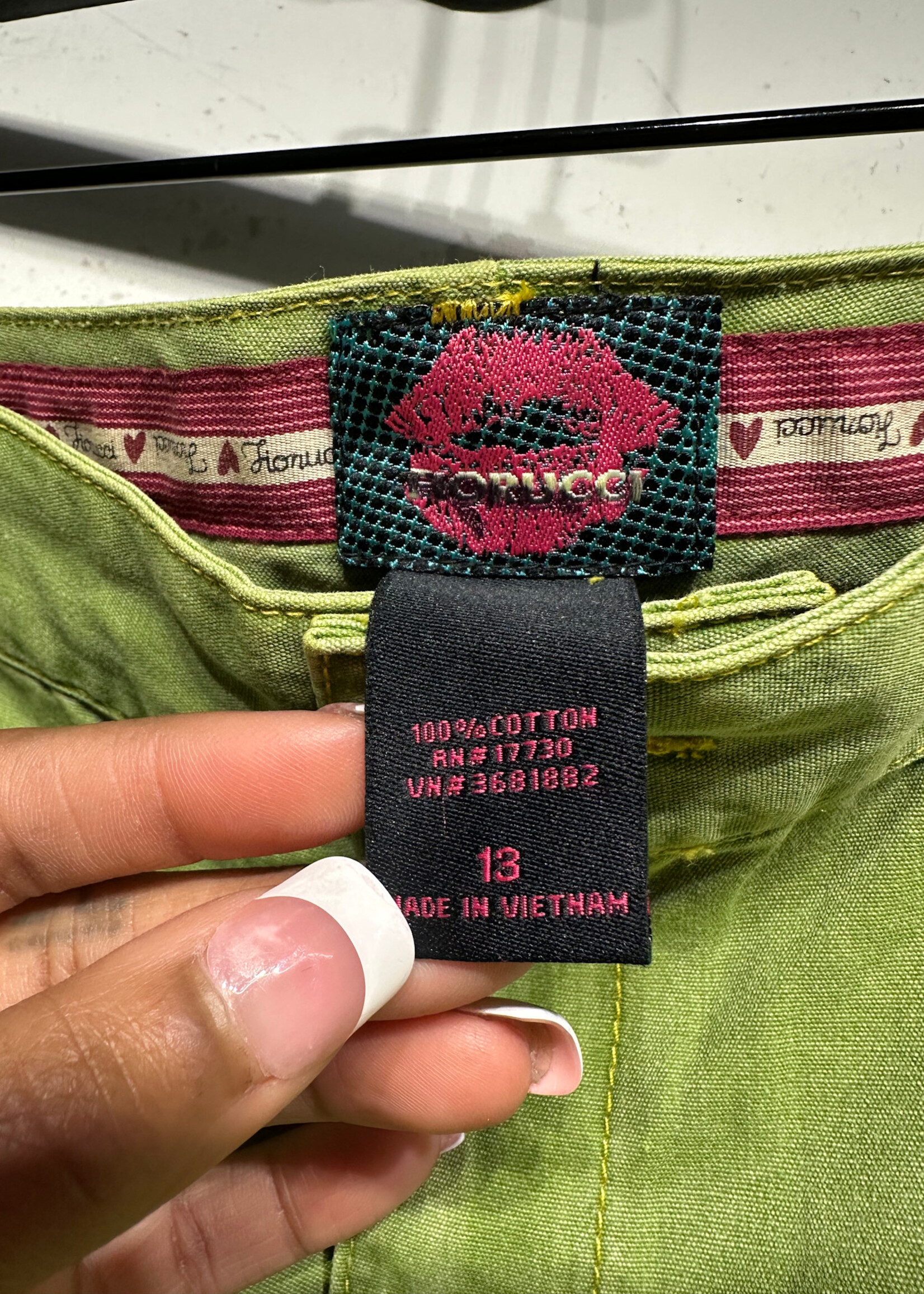 FLORUCCI GREEN PLEATED SKIRT 32