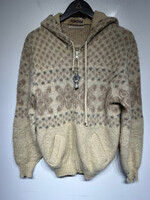 Tundra Pure Virgin Wool Knit Zipup Hoodie Masc M