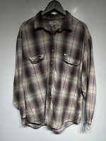 Guess Vintage Red Grey Flannel XL