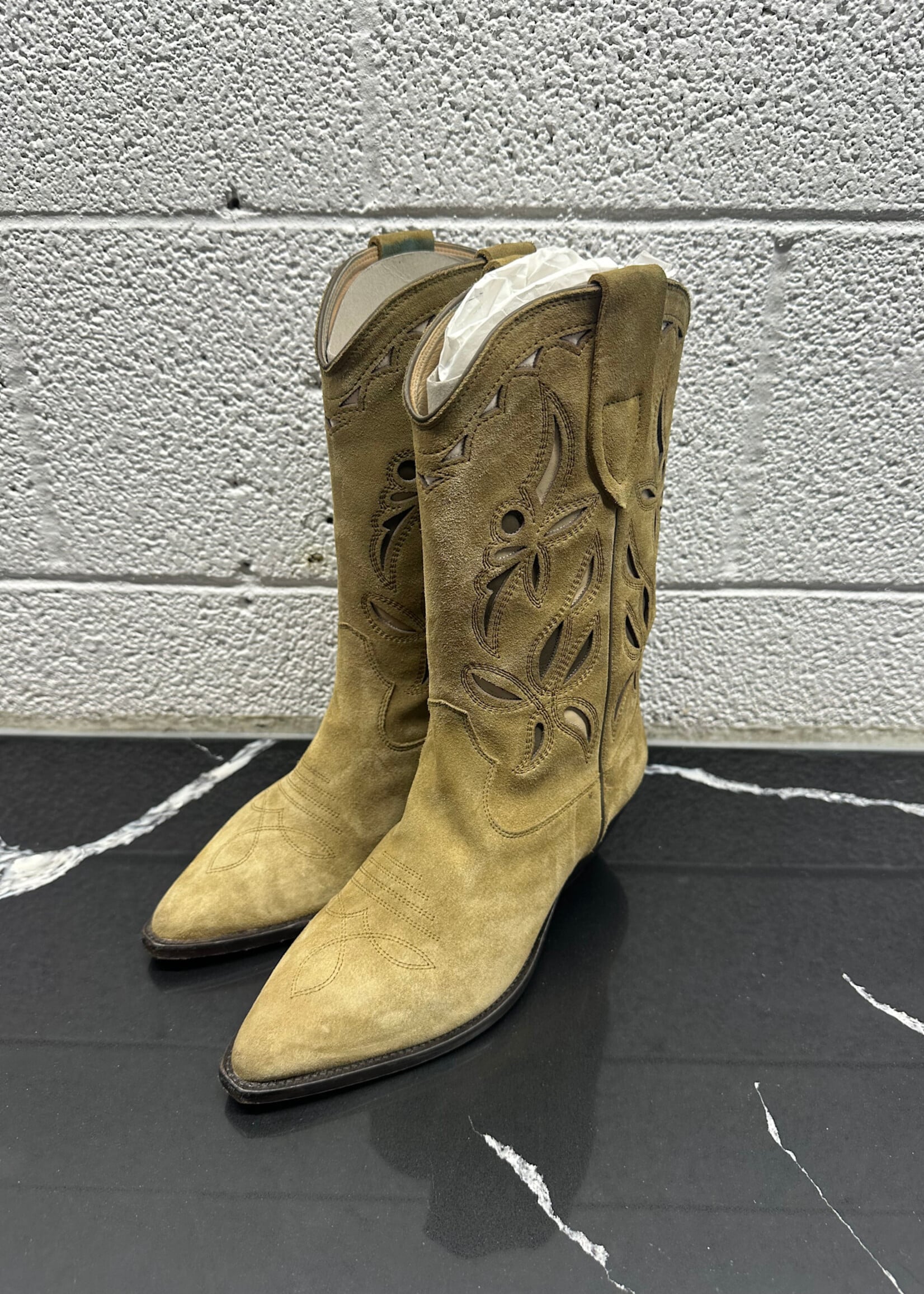 Isabel Marant Duerto Western Suede Boot 38/8