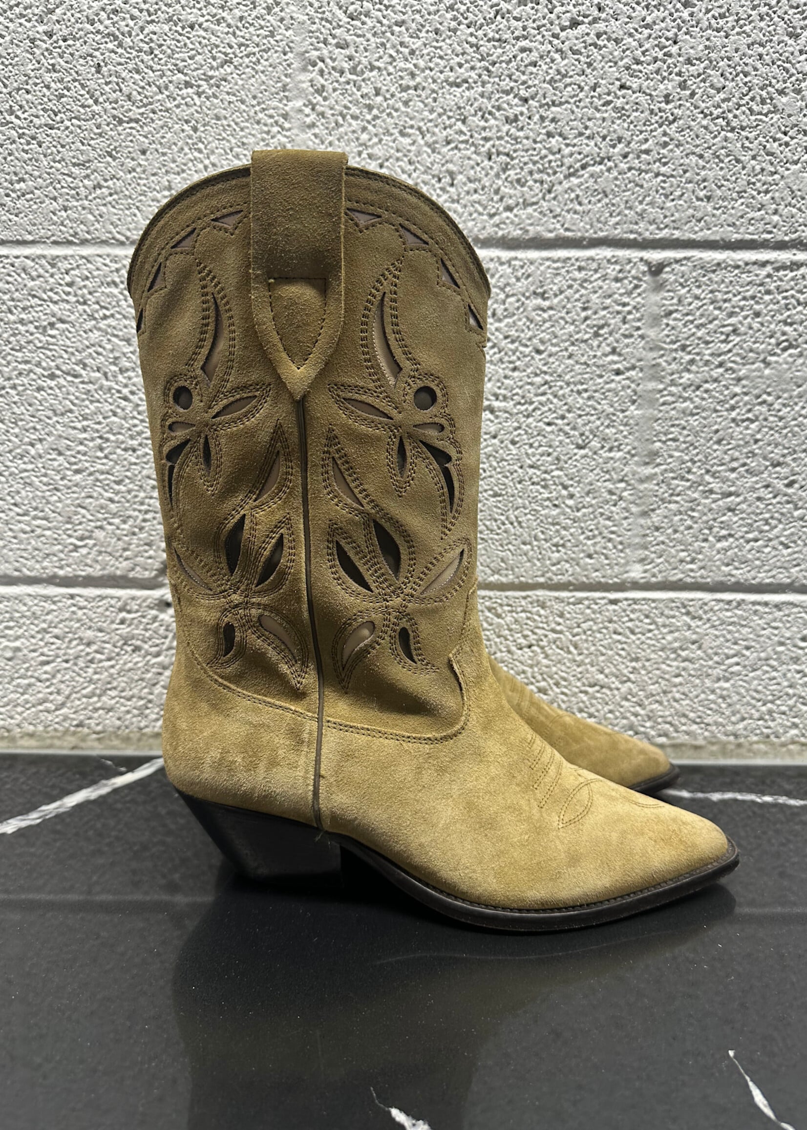 Isabel Marant Duerto Western Suede Boot 38/8
