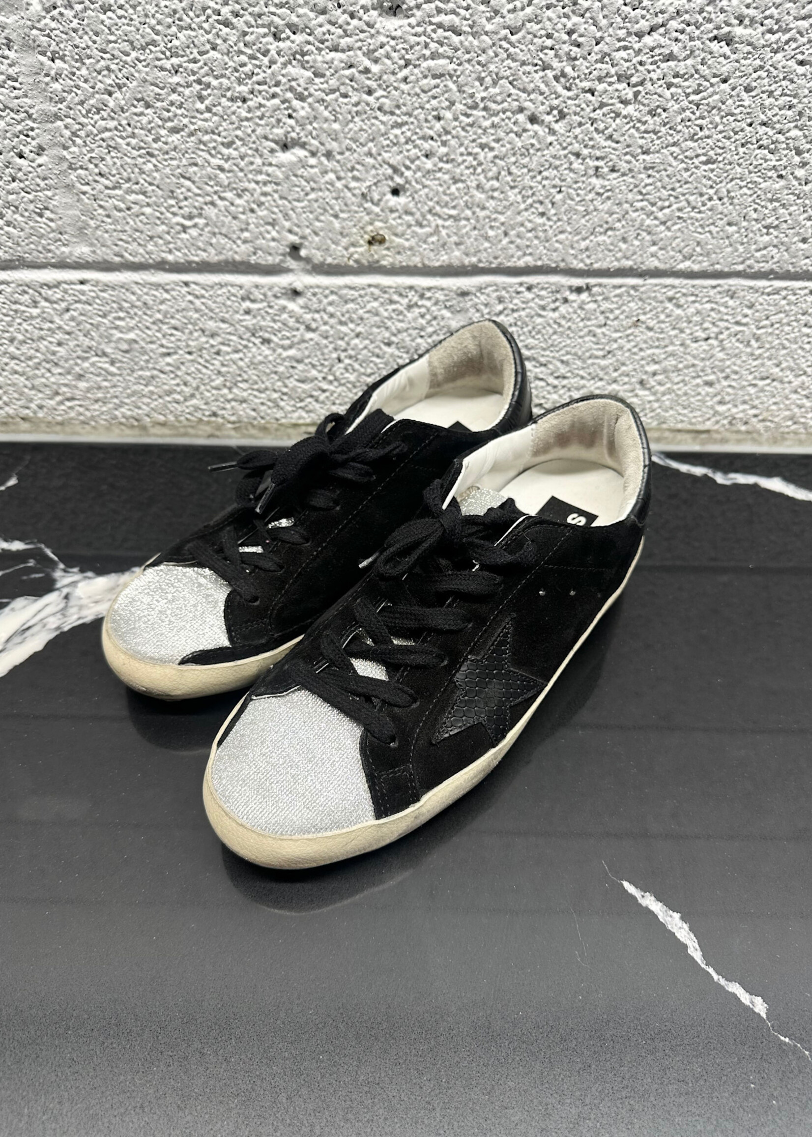 Golden Goose Black White Superstar 38/7.5