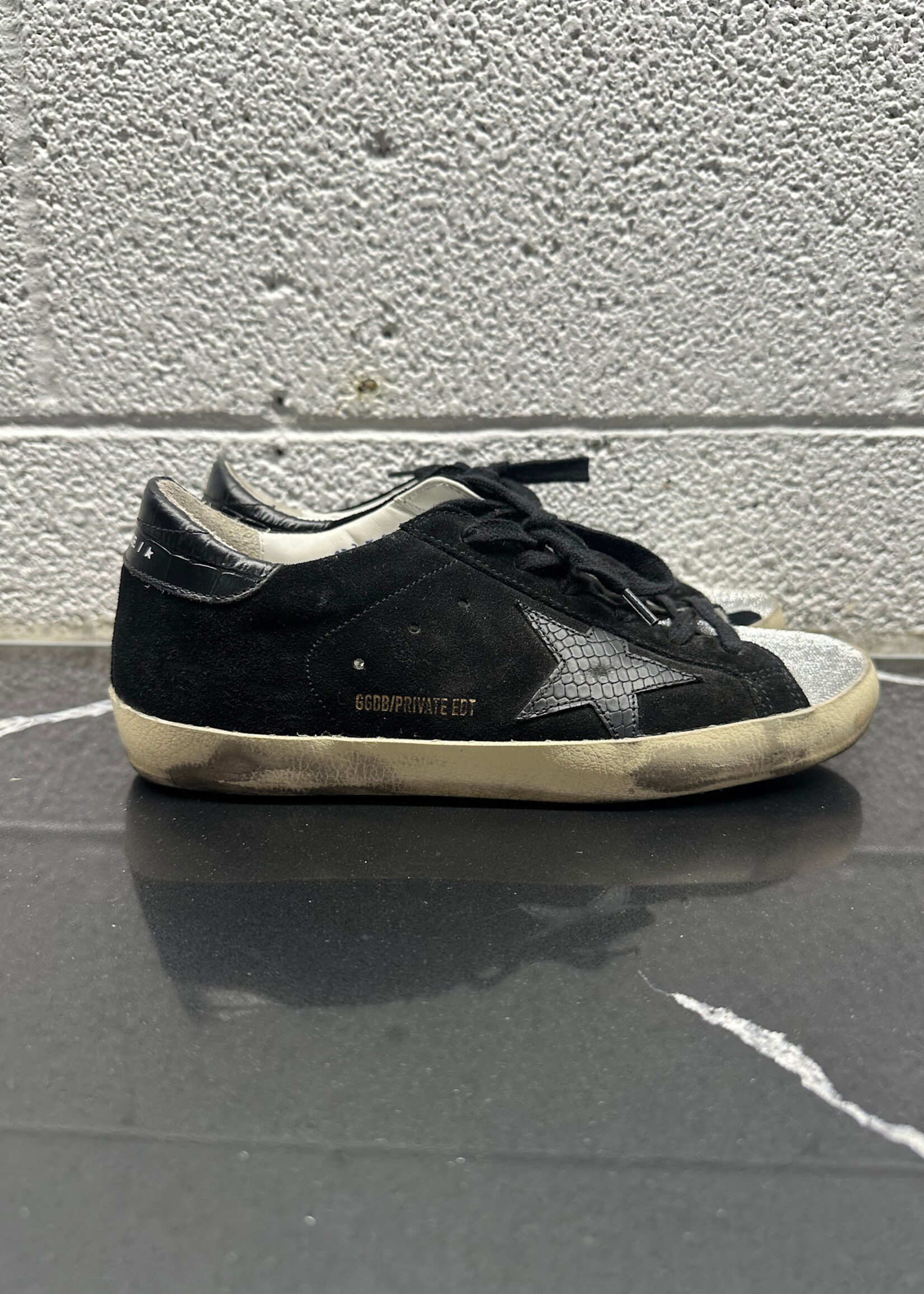 Golden Goose Black White Superstar 38/7.5