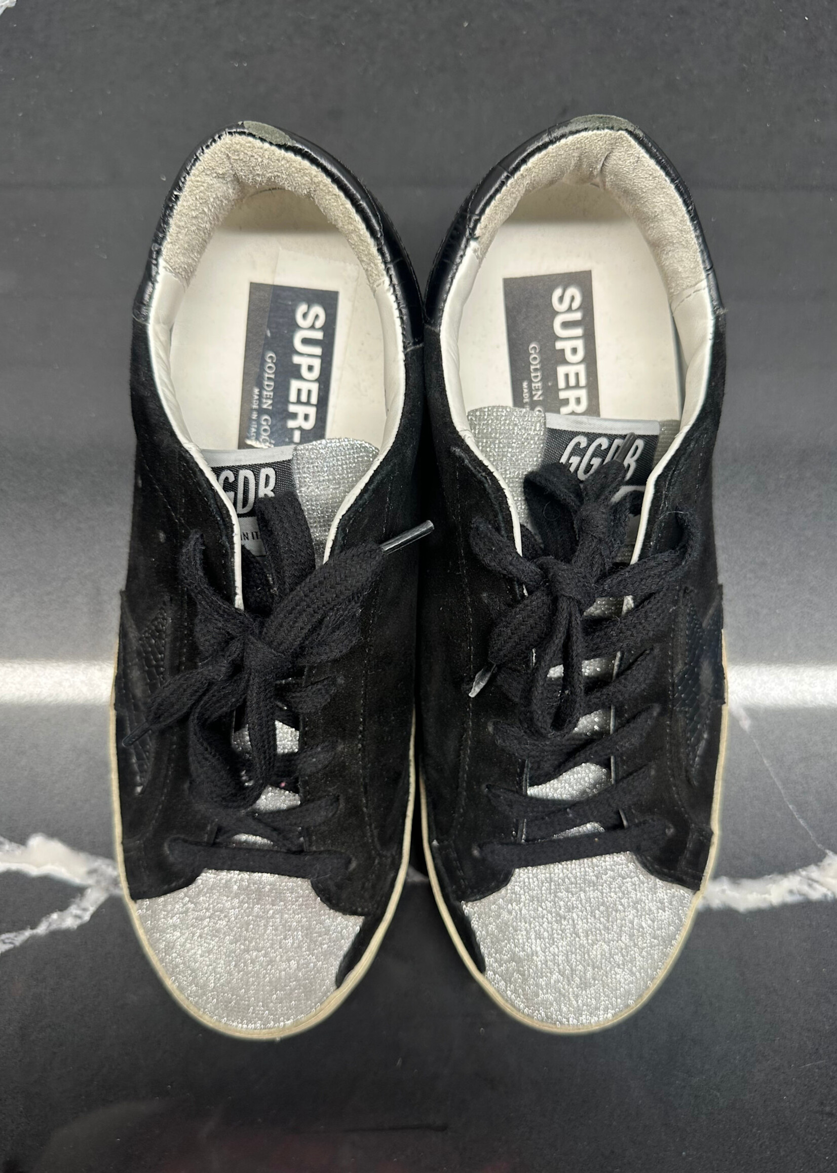 Golden Goose Black White Superstar 38/7.5