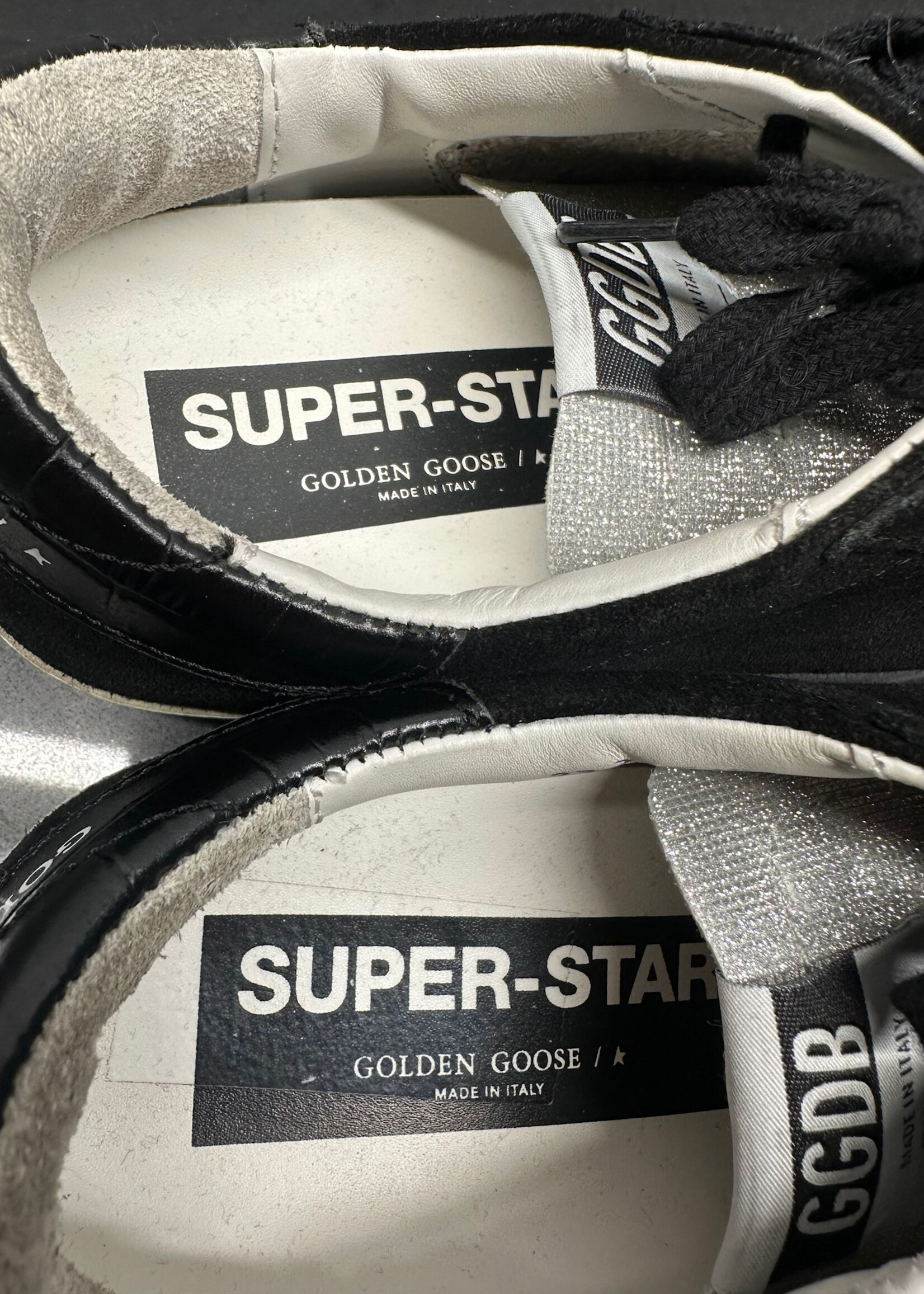 Golden Goose Black White Superstar 38/7.5
