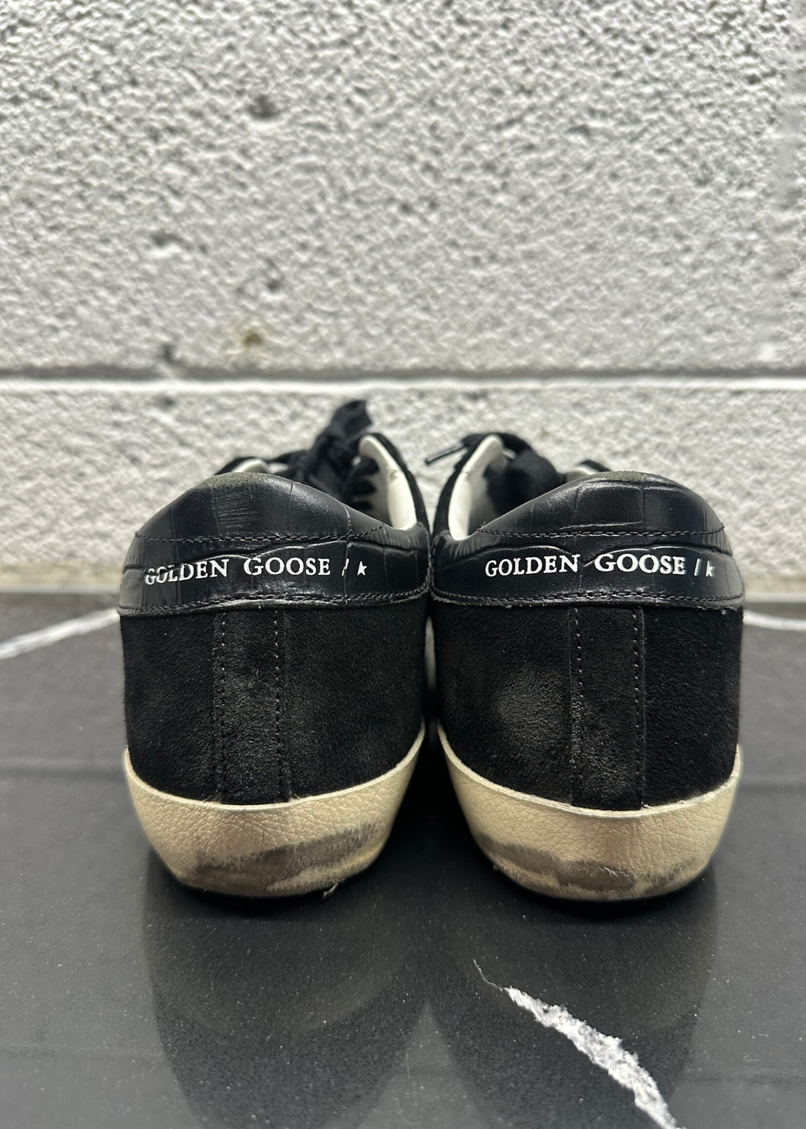 Golden Goose Black White Superstar 38/7.5