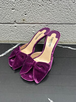Tom  Ford Purple Velvet Bow Heels Fem 38.5 / 8