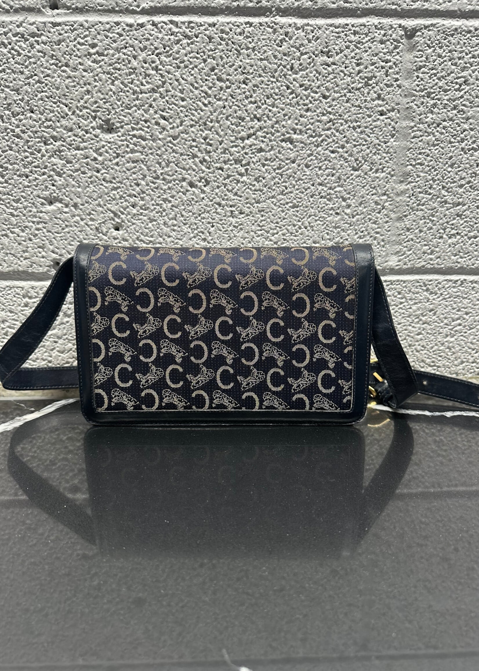 Celine Navy Blue Crossbody Bag AS IS