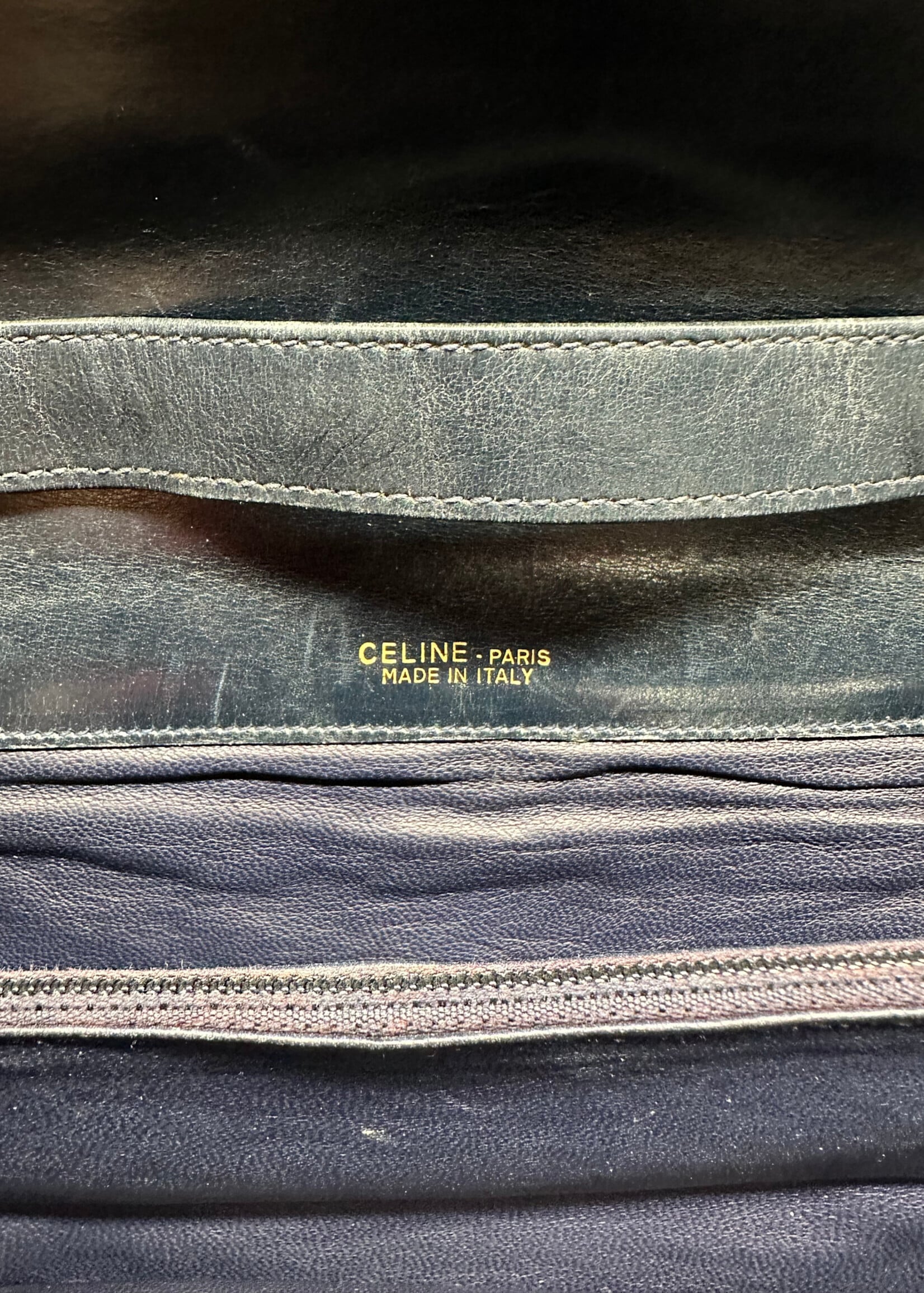 Celine Navy Blue Crossbody Bag AS IS
