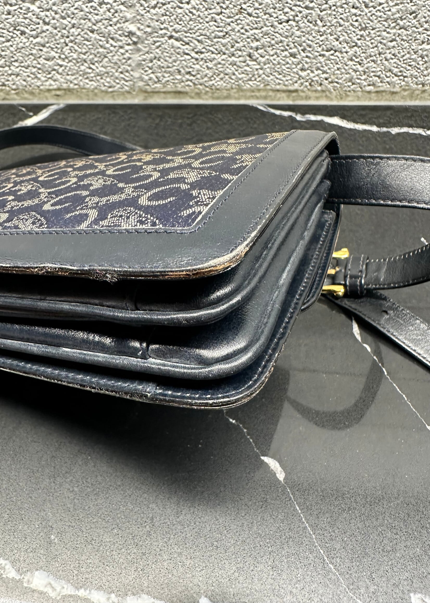 Celine Navy Blue Crossbody Bag AS IS