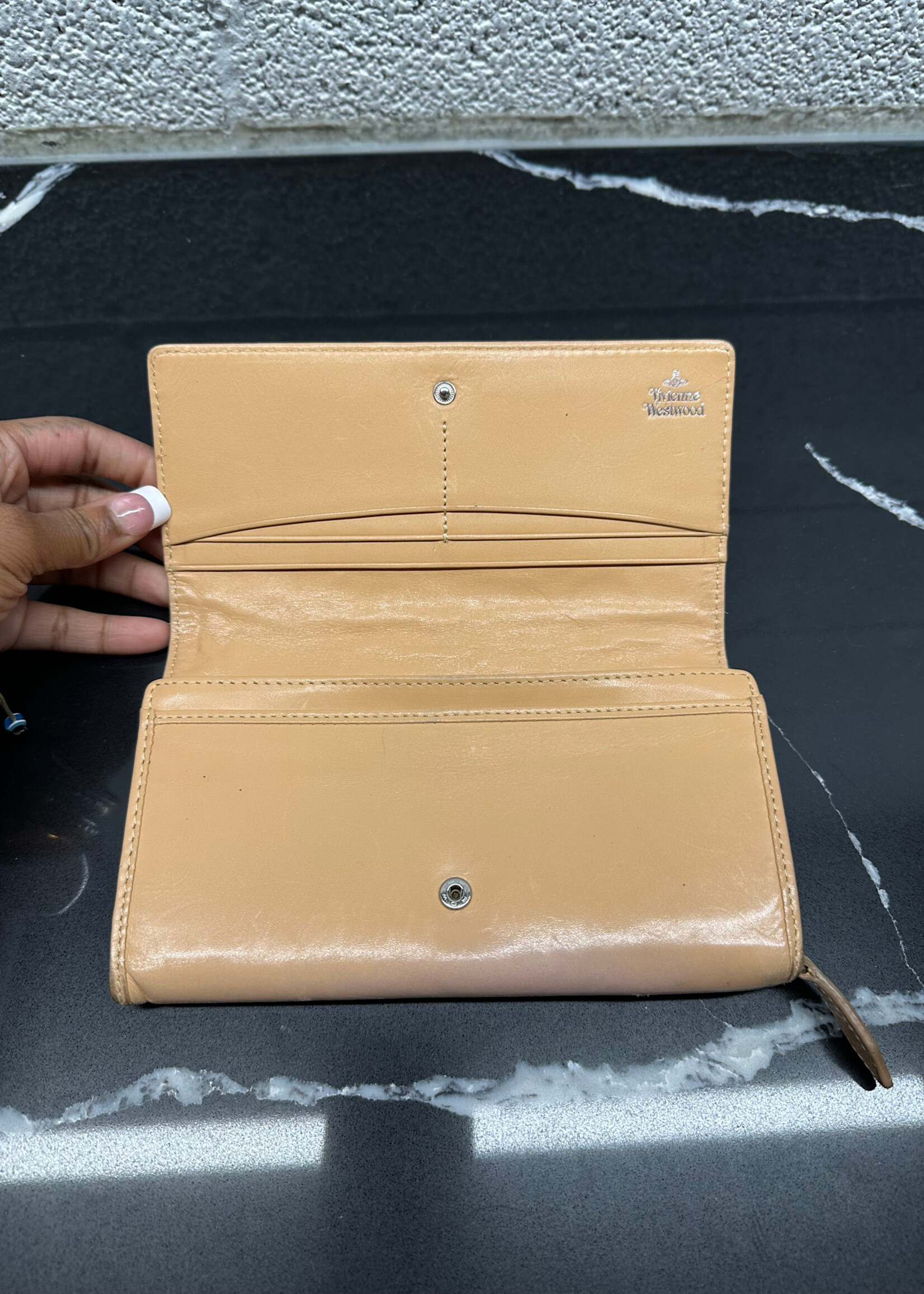 Vivienne Westwood Tan Wallet