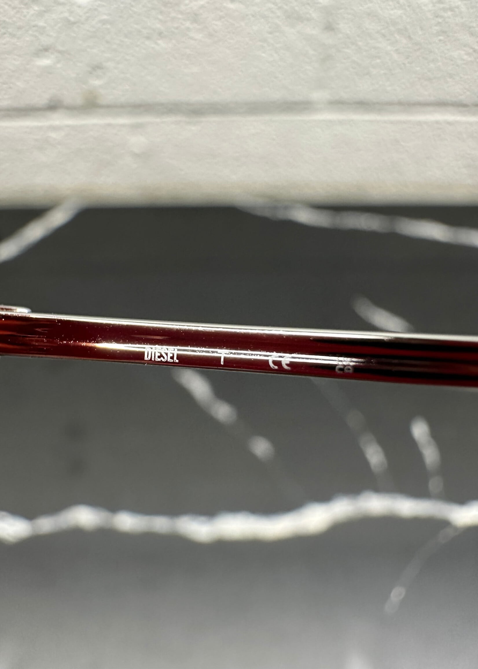 Diesel Red Lense Glasses W CASE