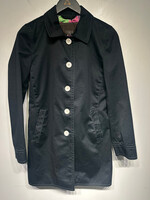 Coach Black Mid Length Overcoat XS AS IS