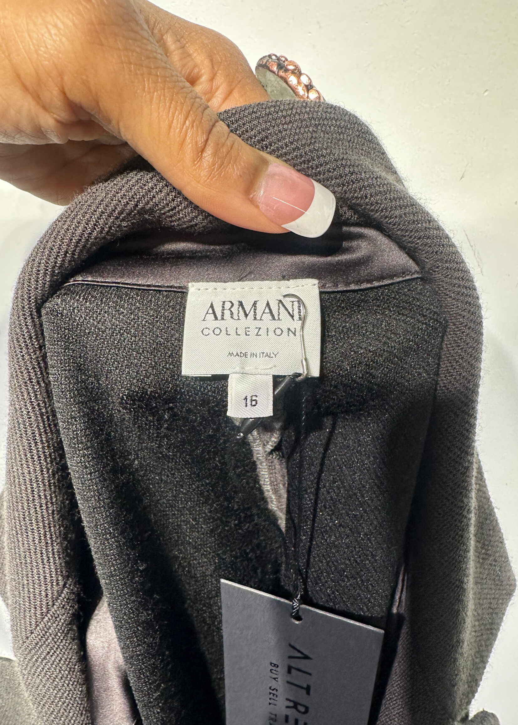 Armani Collezioni Brown Blazer Fem L