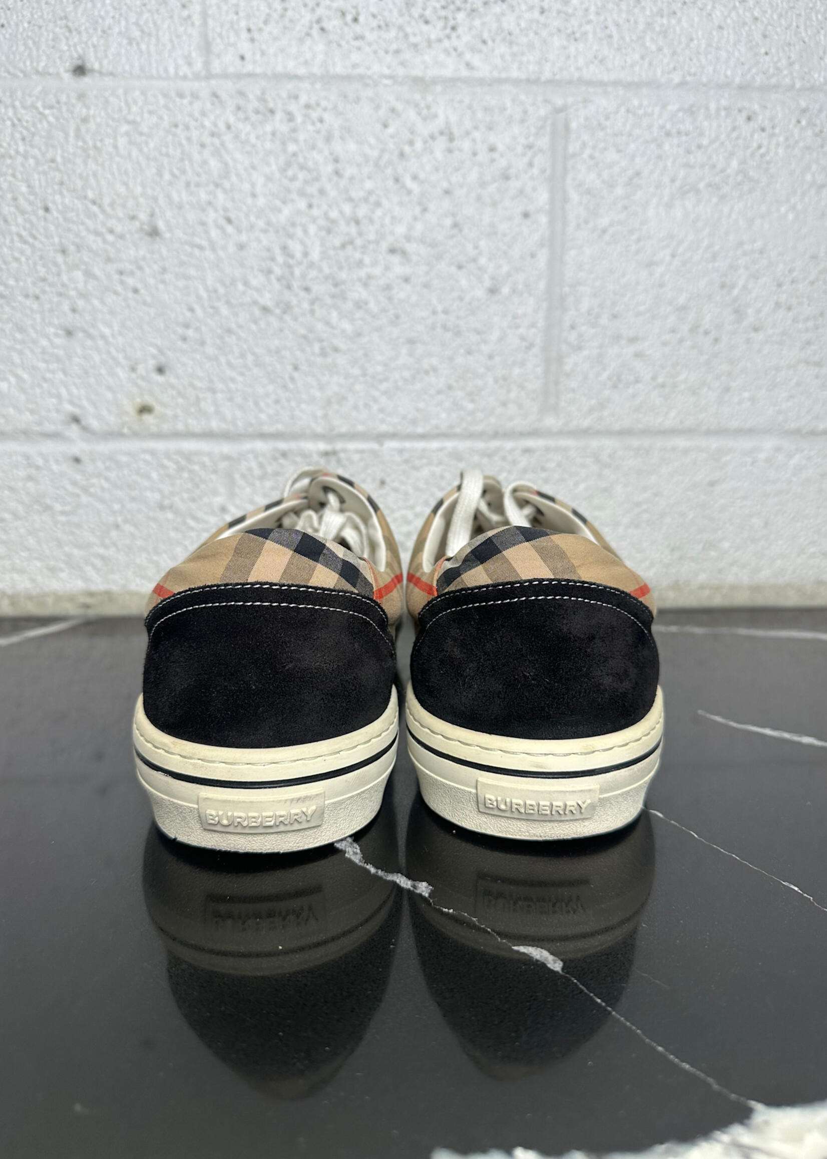Burberry Wilson Nova Check Plimsol Sneaker 45/12 AS IS