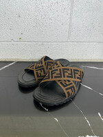 Fendi Monogram Strap Sandal Fits Masc 10.5-11 AS IS