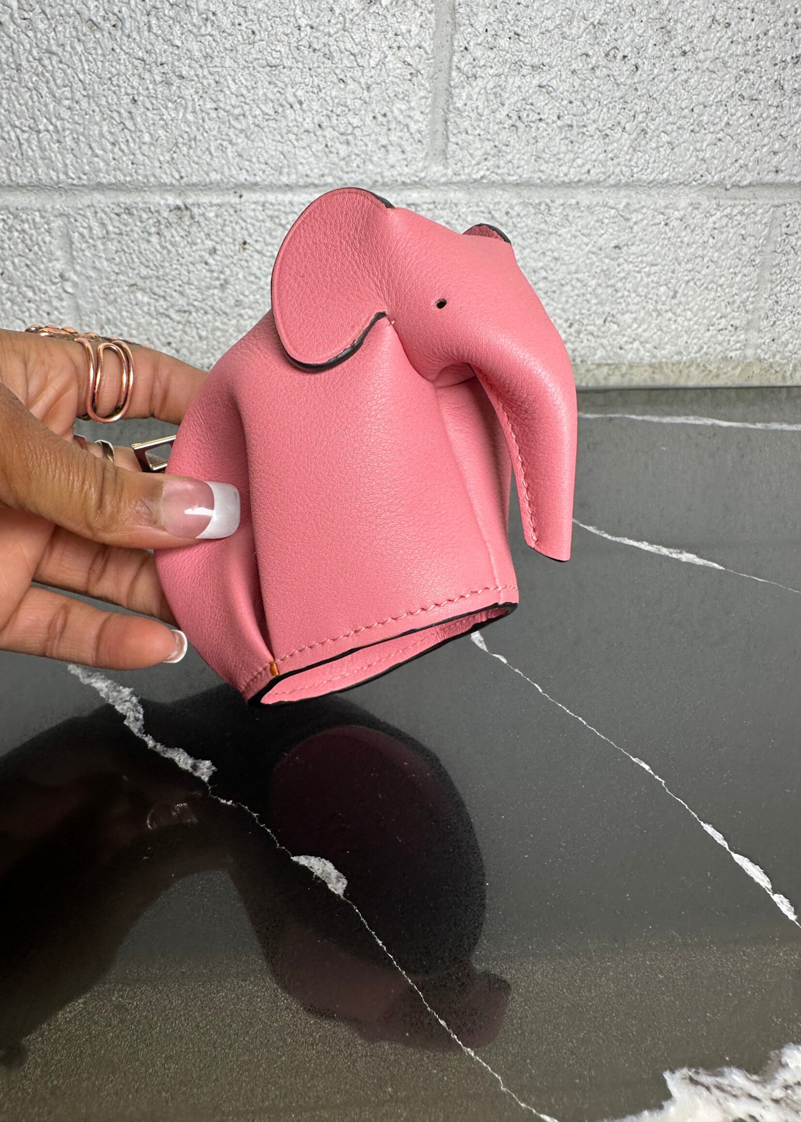 Loewe Pink Elephant Coin Holder