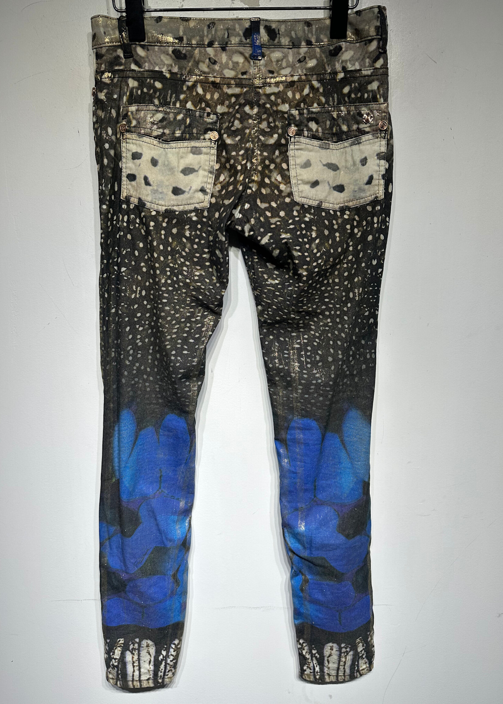 Cavalli Abstact Printed Shimmer Pant 27