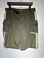 Abercrombie 2000s Olive Green Board Shorts Masc 33
