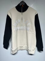 Harley NWT Cream Black Q Zip Masc XS