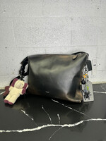 Coach Black Brown Faded Mott Leather Bag OS
