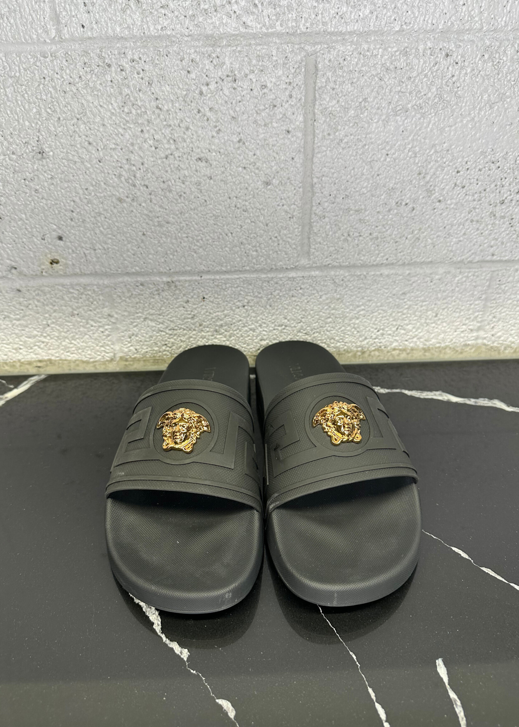 Versace Black Medusa Slides Masc 13