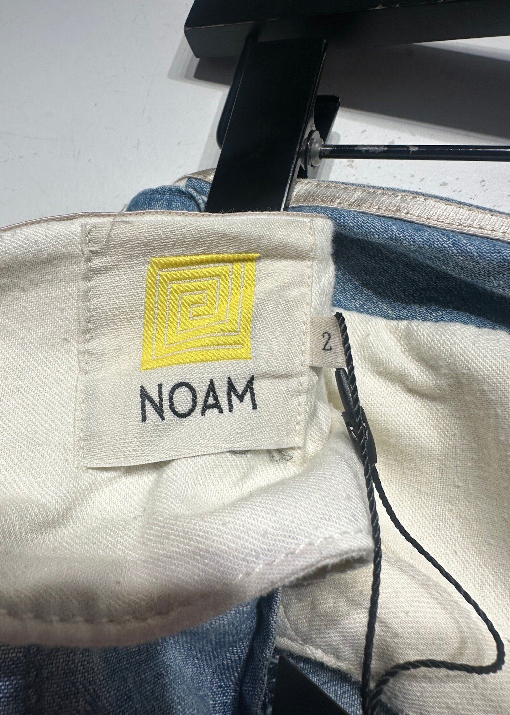 Noam Light Wash Strapless Denim Dress XS Fem