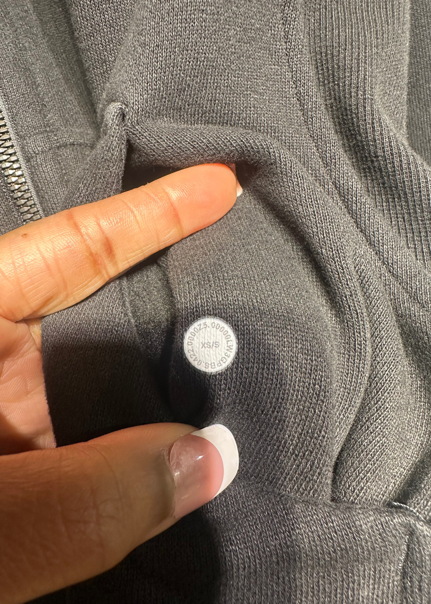 Lululemon Black Zip Up Jacket M Fem