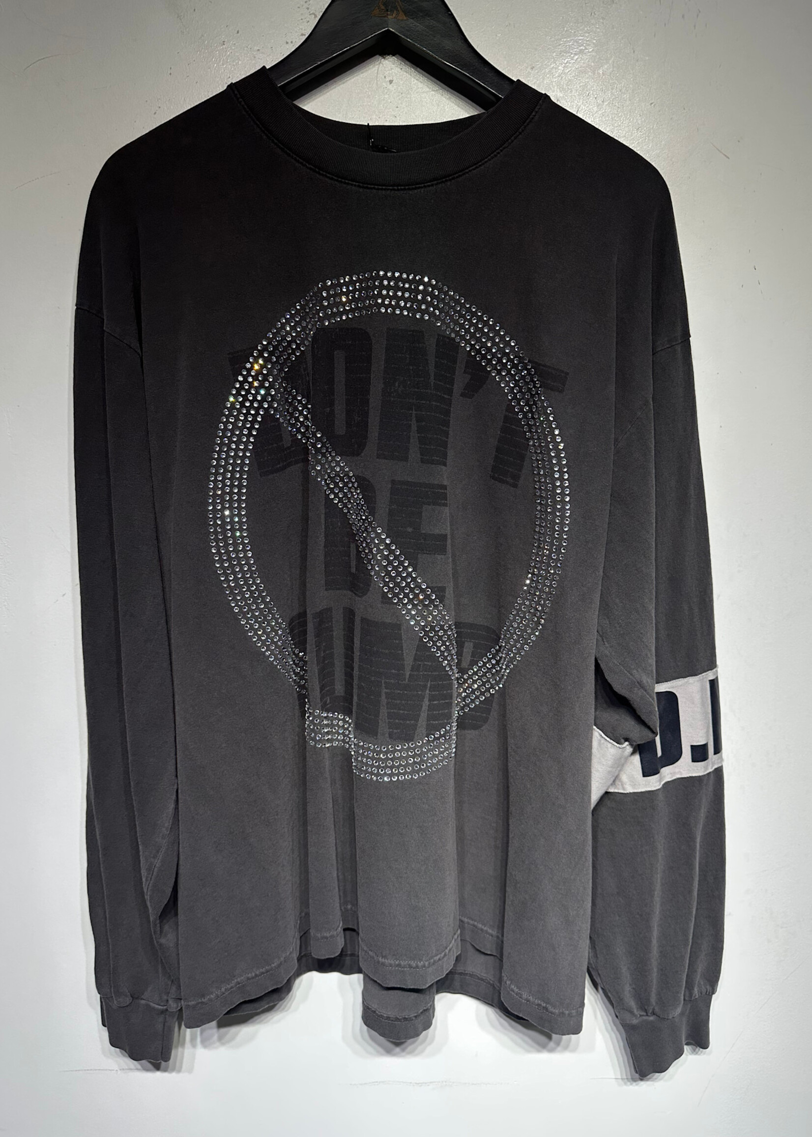 ASAP Rocky Don't Be Dumb Rhinestone LS XL