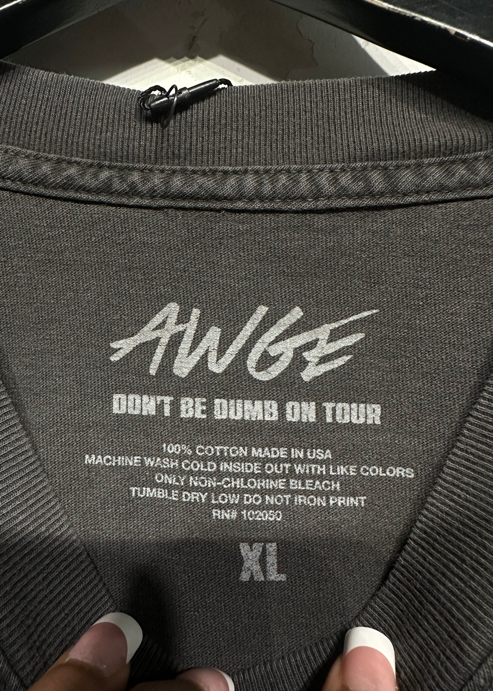 ASAP Rocky Don't Be Dumb Rhinestone LS XL