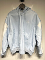 Supreme x Jordan Hooded Leather JKT Blue Masc XXL
