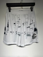 Eric Emannuel White Black Mesh Shorts M/32