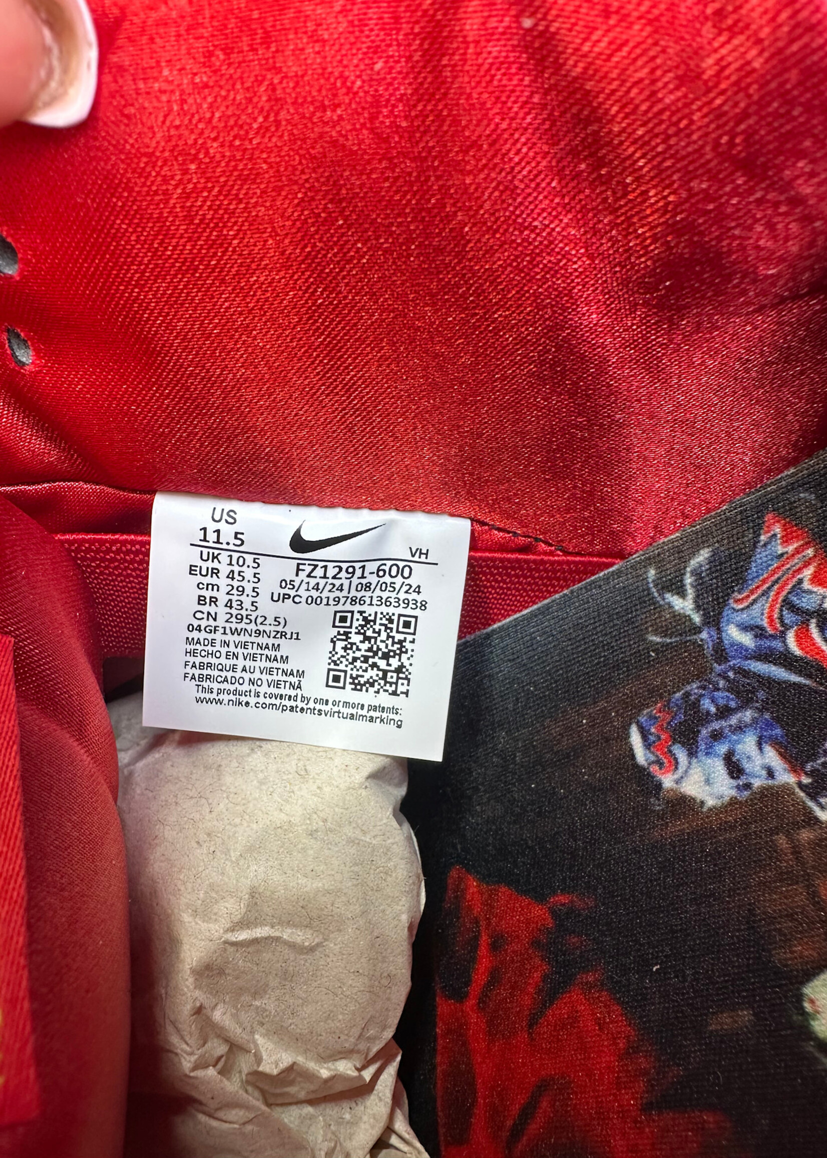 Nike Dunk Low Wizard of OZ Poppy Field Masc 11.5