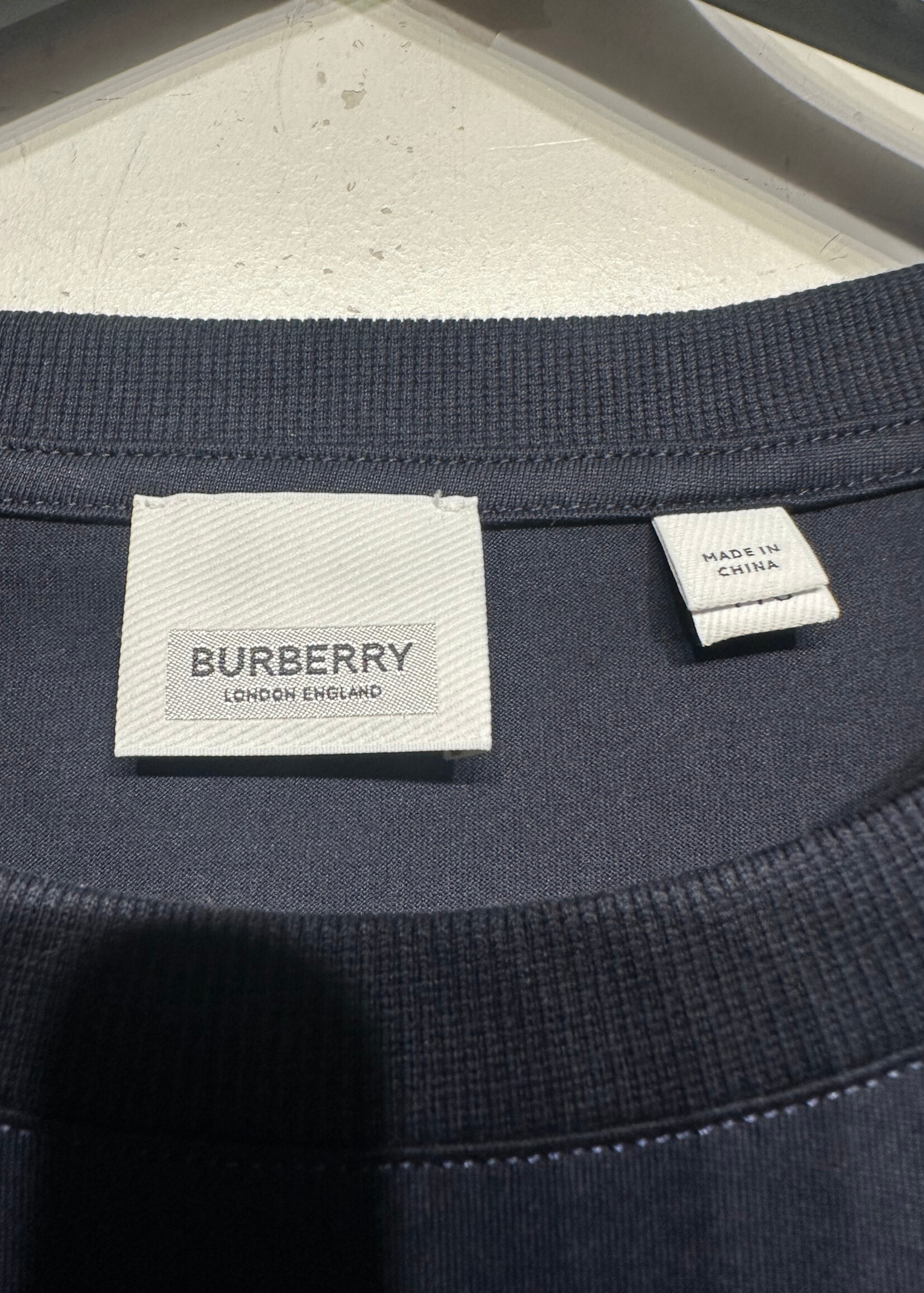 Burberry TB Navy Blue Embroidered Tee XXL