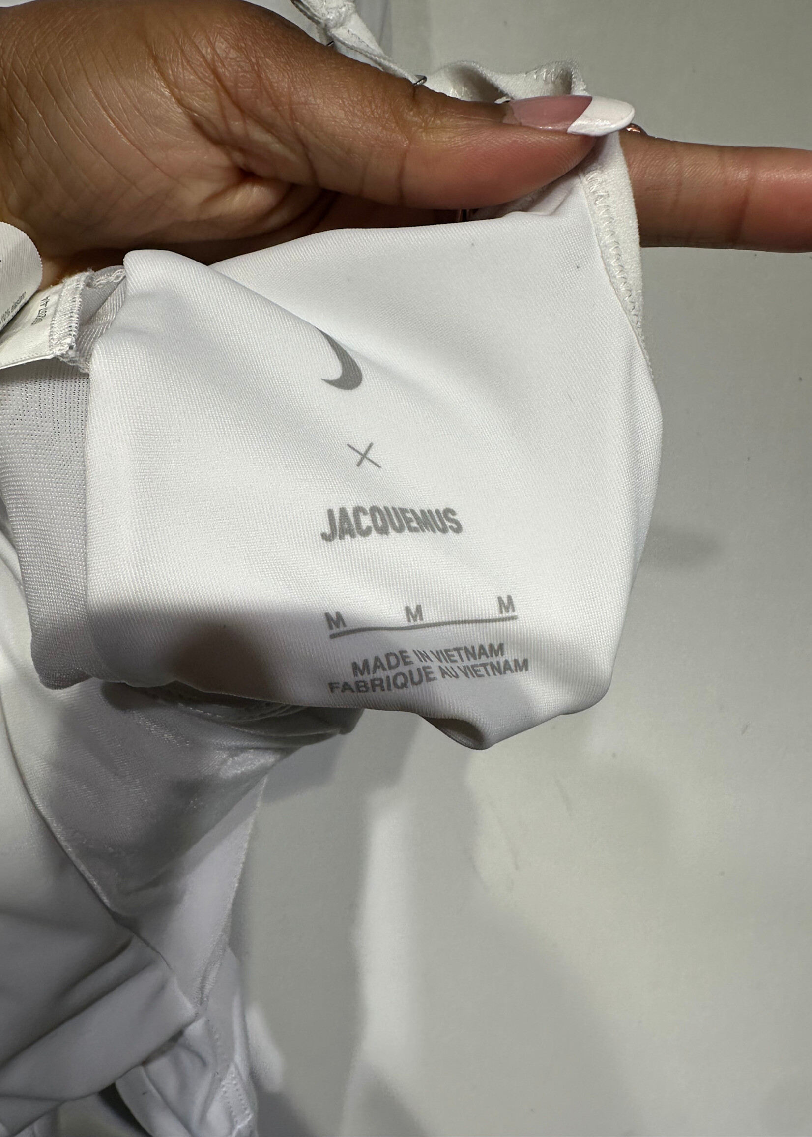 Nike Jacquemus White Red Bathing Suit M