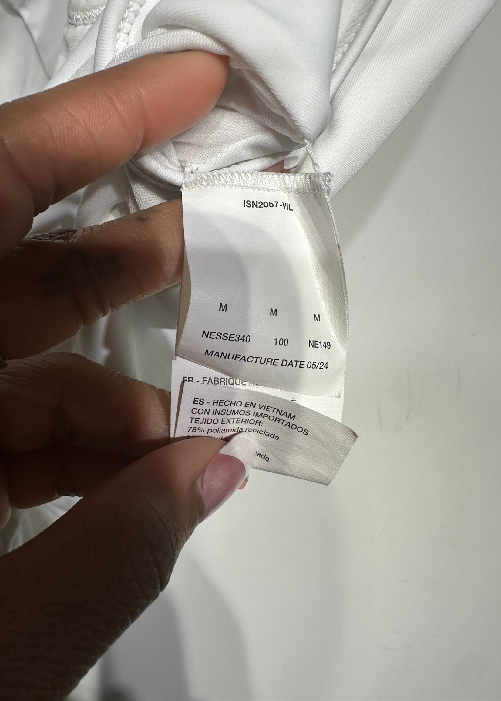 Nike Jacquemus White Red Bathing Suit M