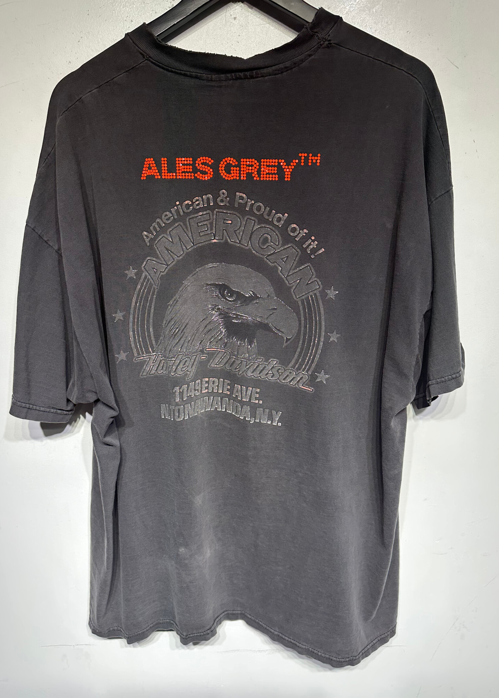RSVP Gallery Harley Rhinestone Moto Tee XXL