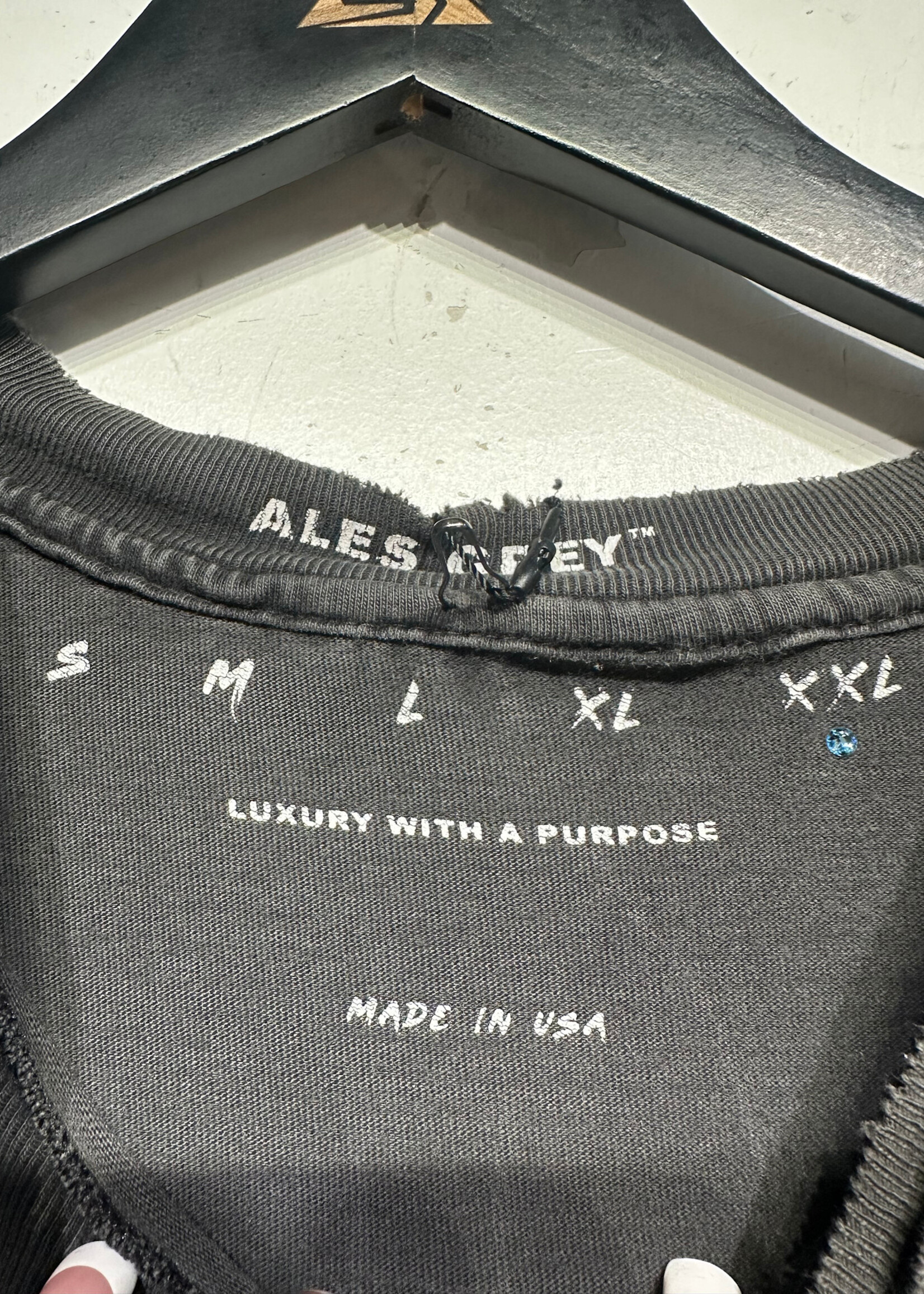 RSVP Gallery Harley Rhinestone Moto Tee XXL