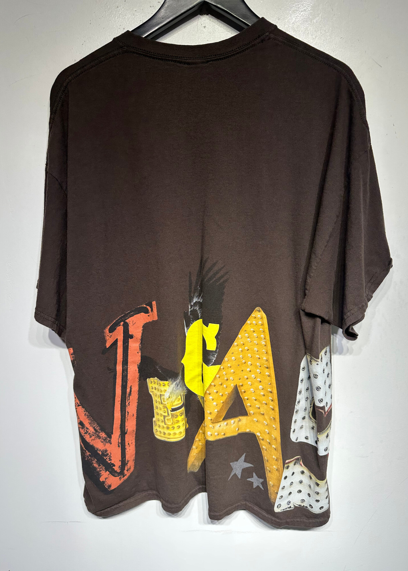 Cactus Jack Brown Road To Utopia Vegas Tour Tee XL