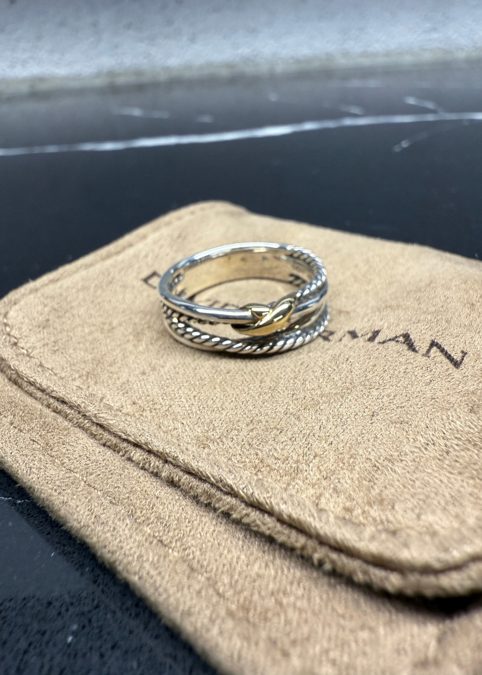 David Yurman Crossover Ring 10