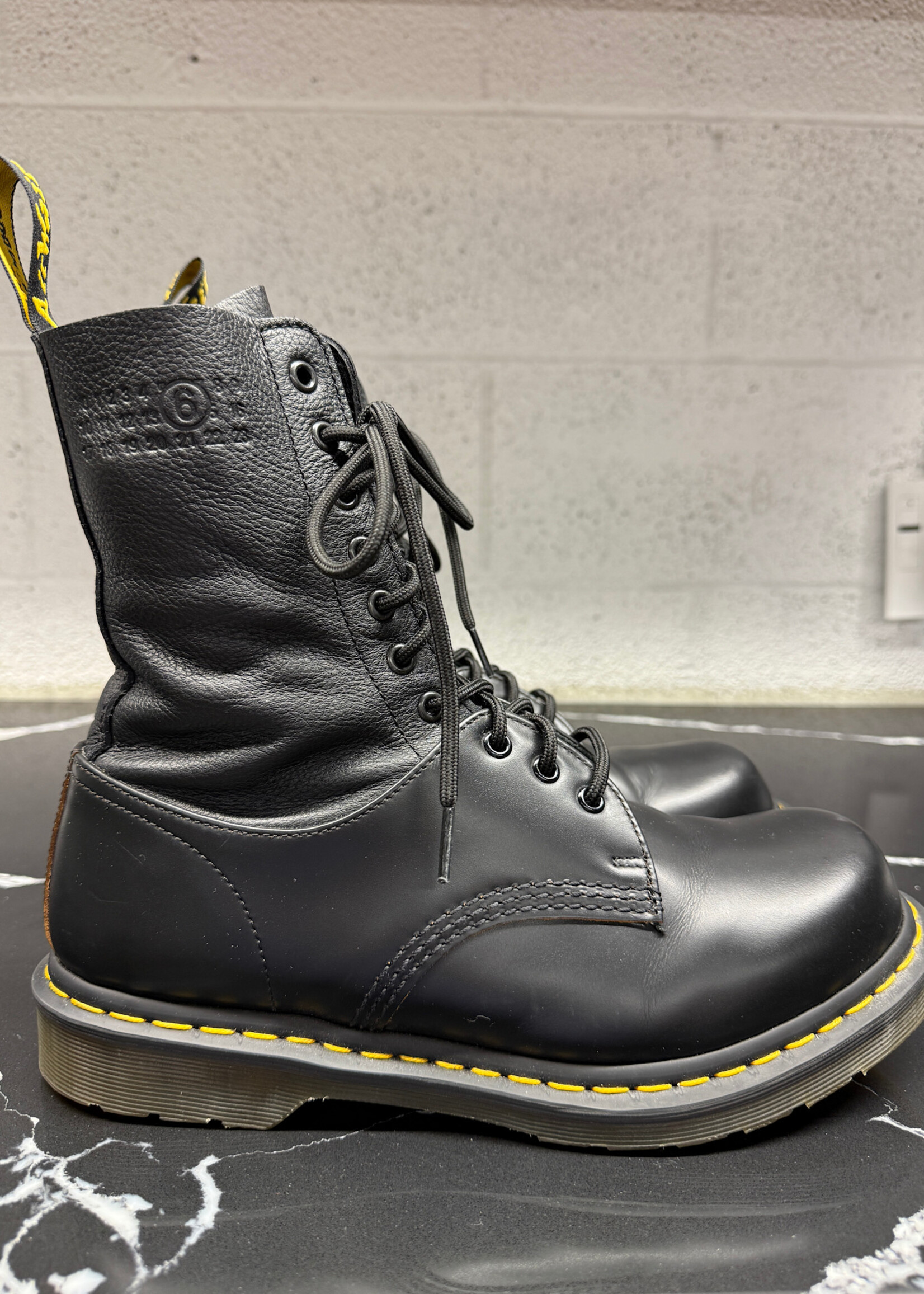 Dr Marten x Margiela Black Hi Tops Masc 10