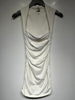 Contour Artizia NWT White Ruched Dress S