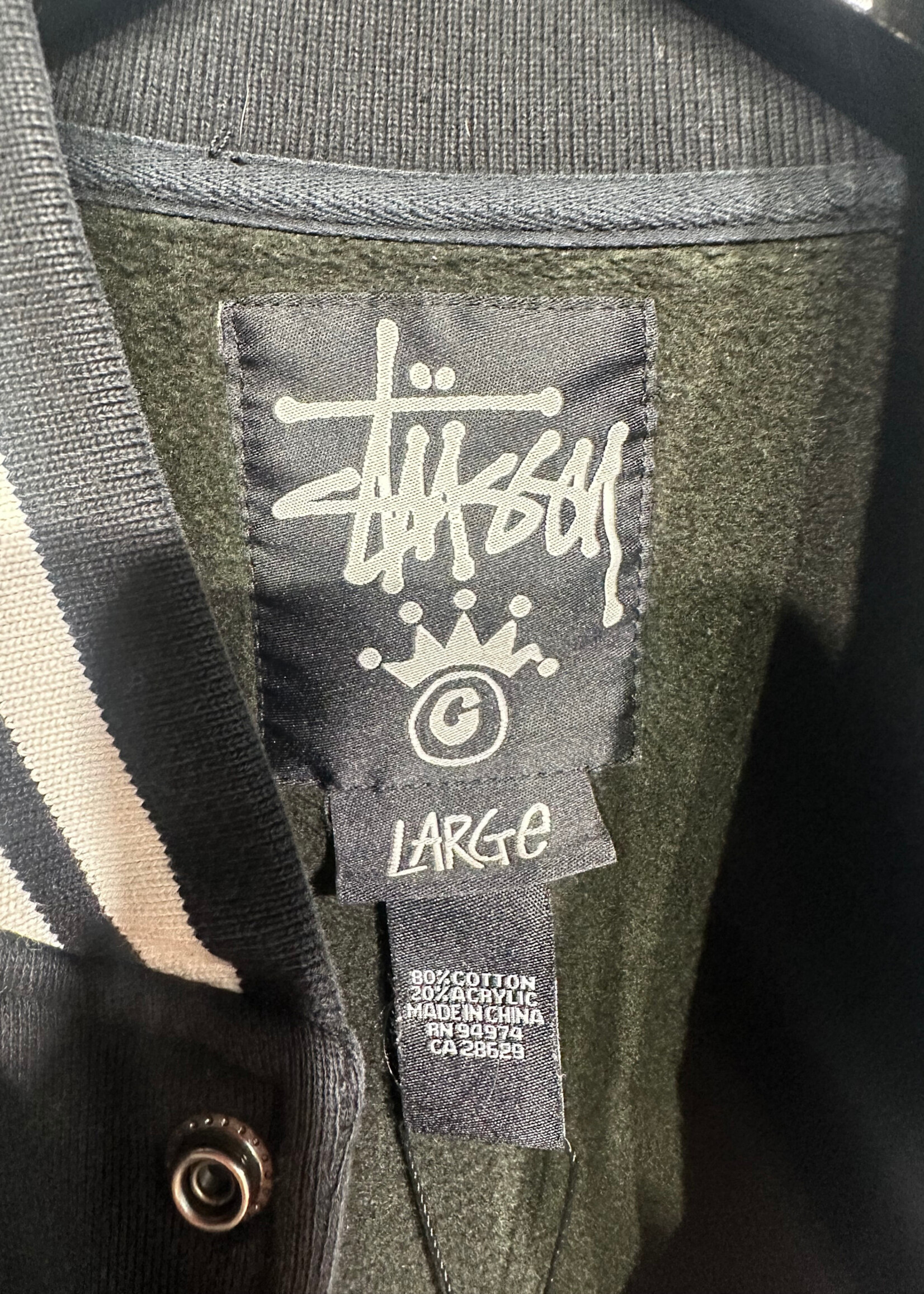 Stussy Teddy Style Jacket Masc L