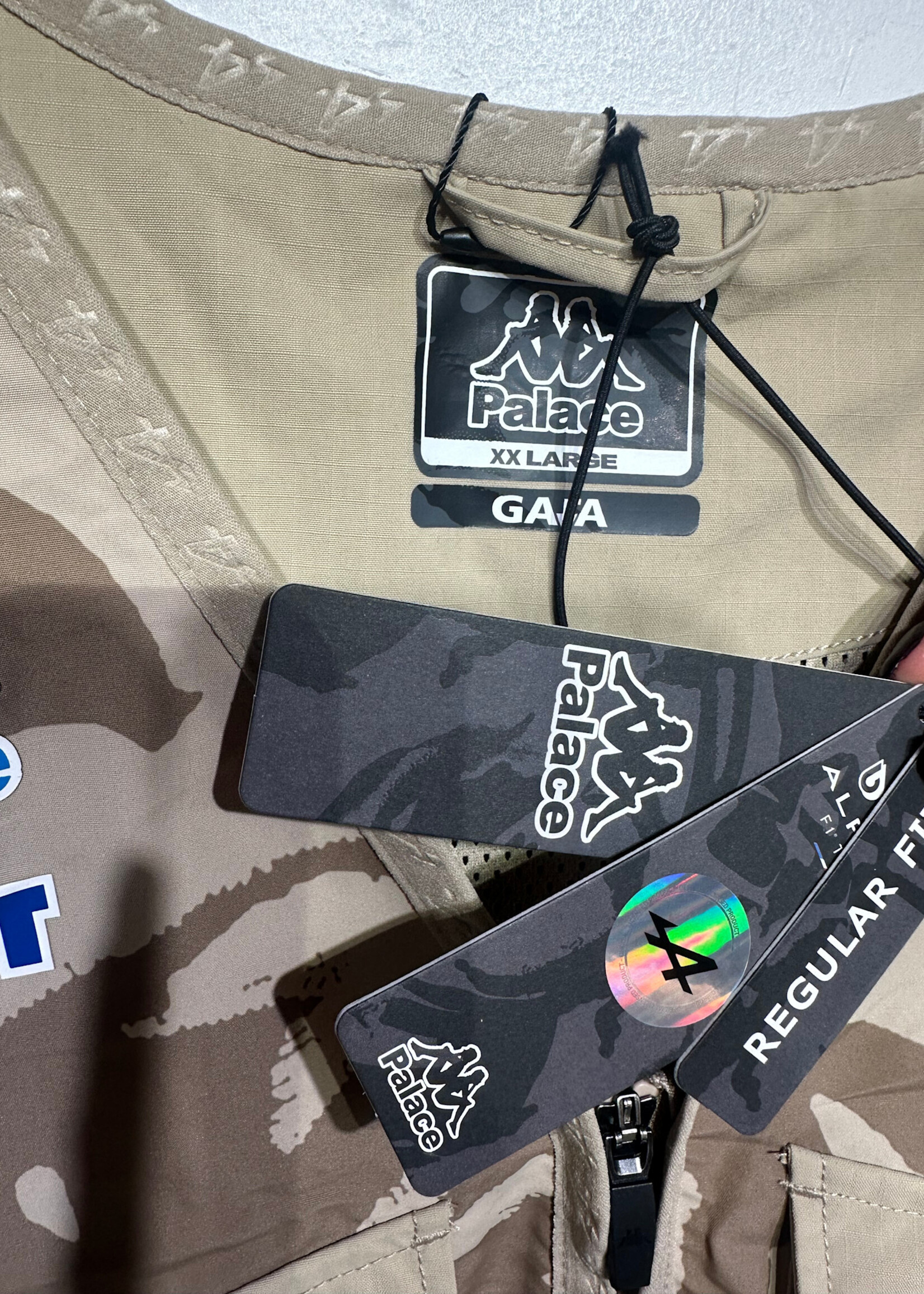 NWT Palace x Kappa Camo Vest XXL