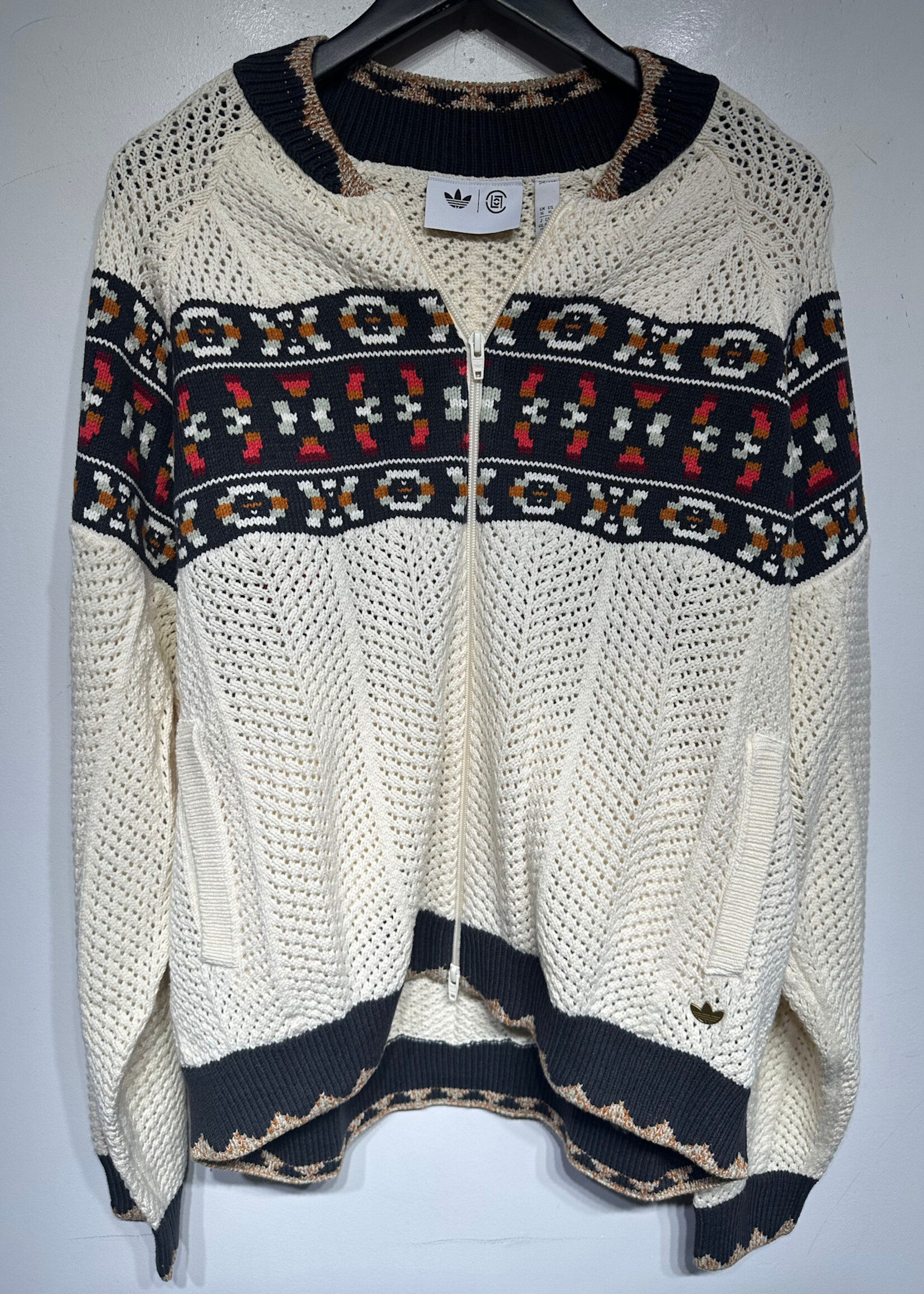 NWT Adidas x Clot Knit Zip Jacket XL