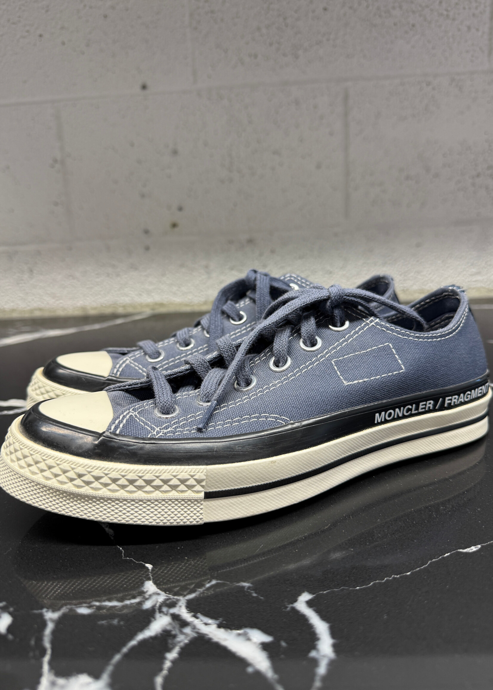 Converse x Moncler x Fragment Navy Blue Fem 7