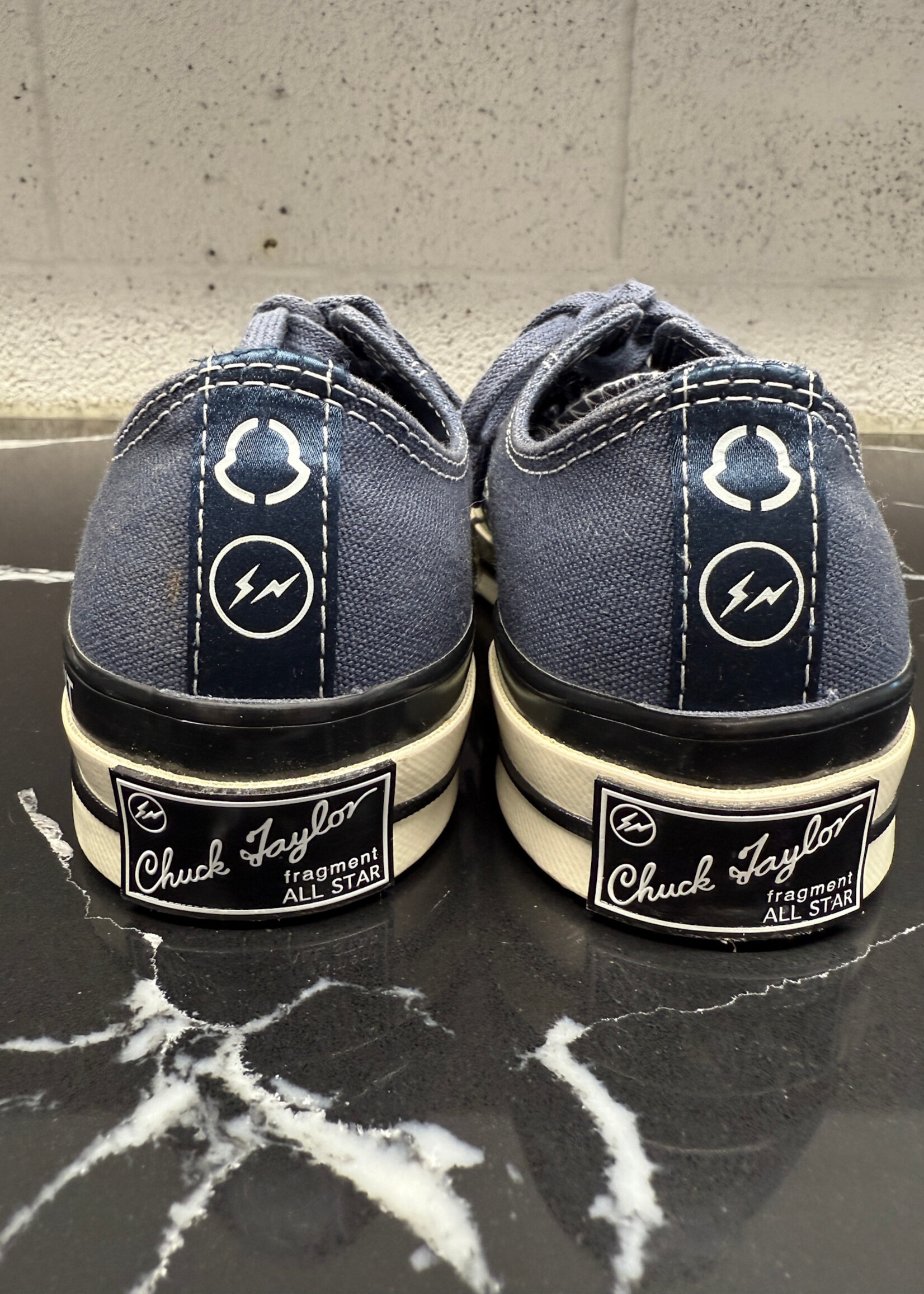 Converse x Moncler x Fragment Navy Blue Fem 7