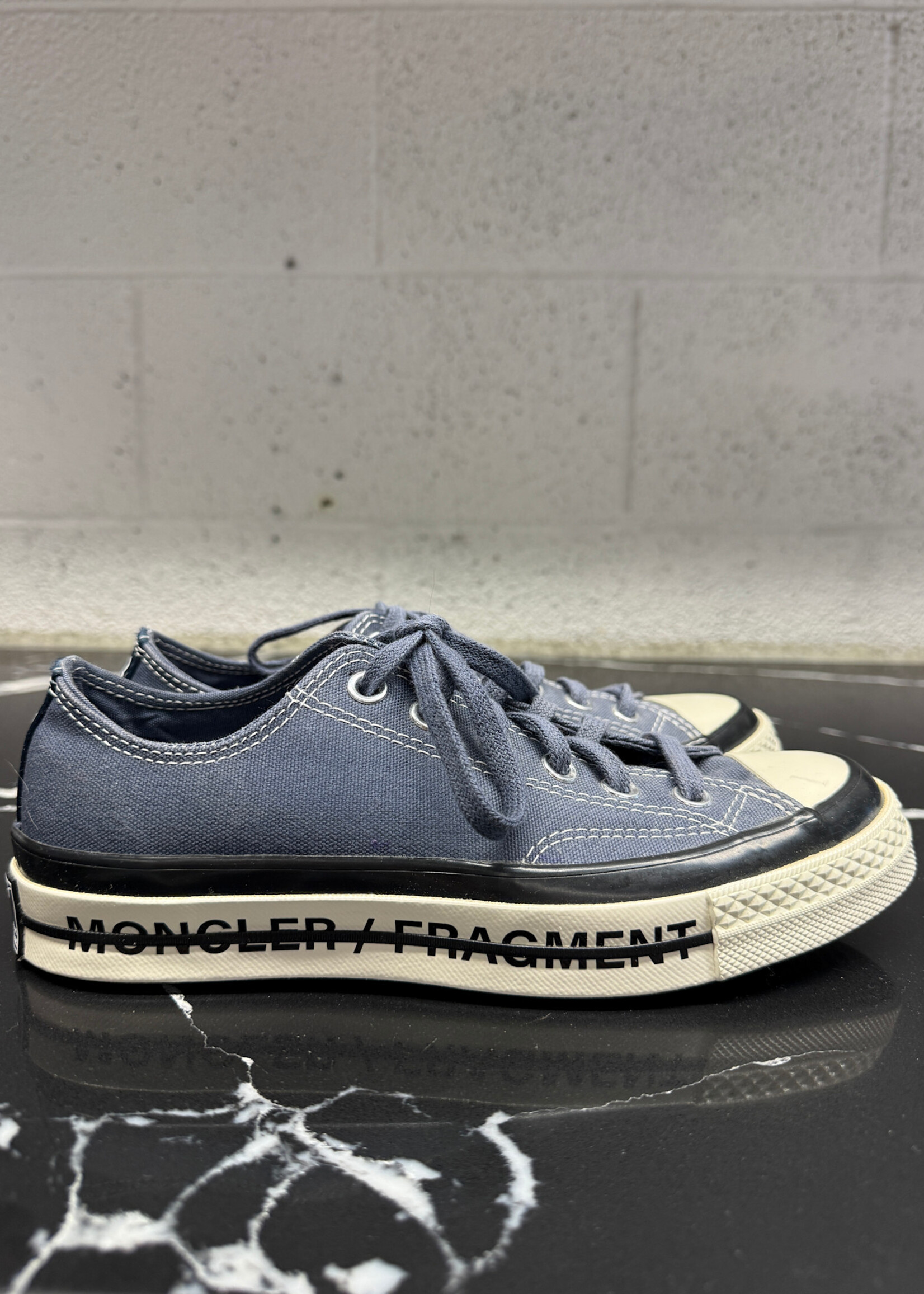 Converse x Moncler x Fragment Navy Blue Fem 7