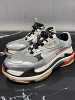 Balenciaga Triple S Silver Black 39/8.5 AS IS